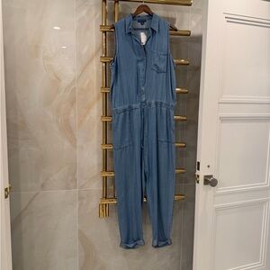 Saks Fifth Avenue Blue Jumpsuit